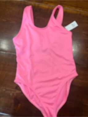 GAP Teen Girls Bright Pink One-Piece Swimsuit